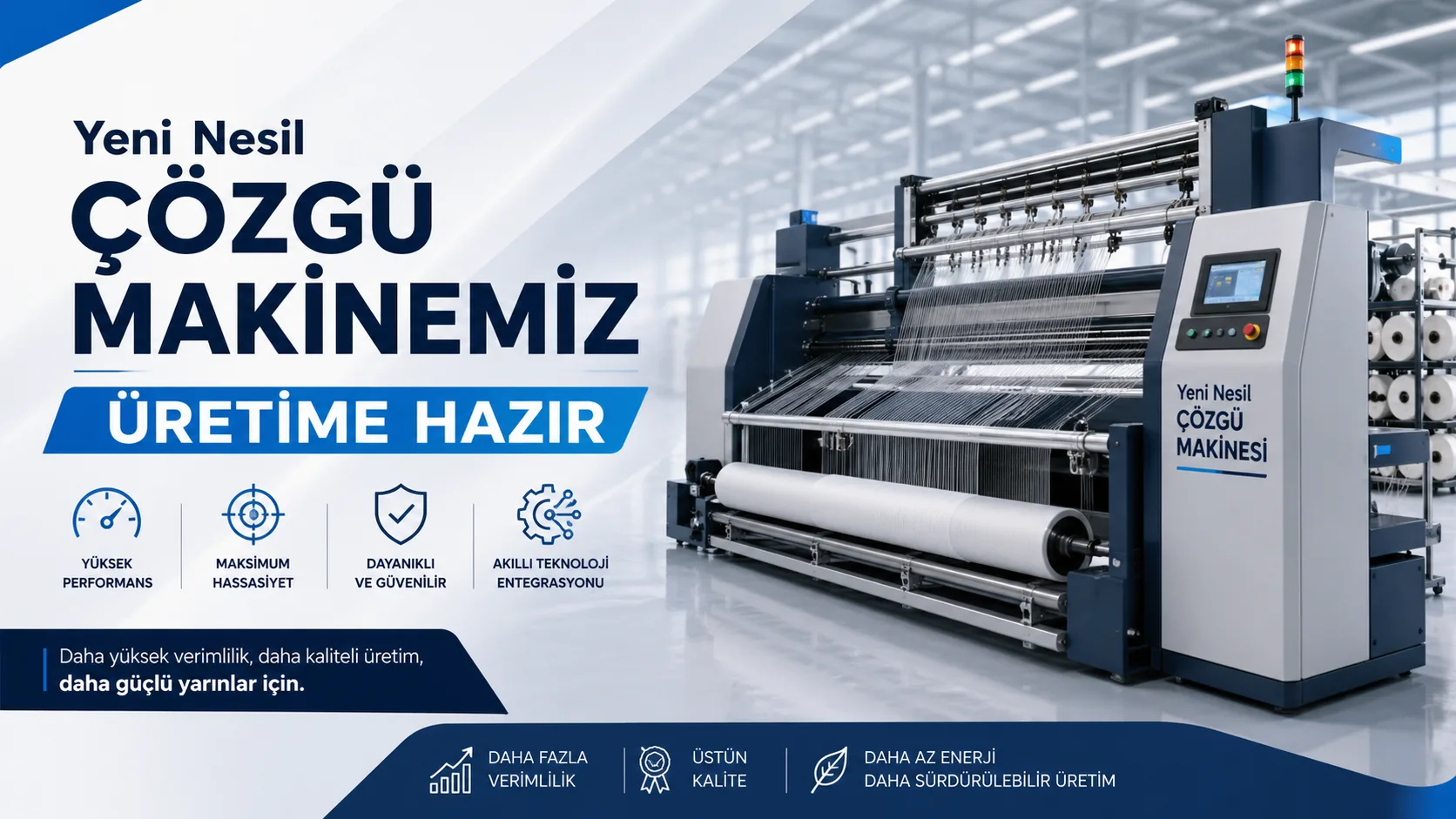 Our New Generation Warping Machine is Ready for Production